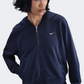 Nike Sportswear Chill Terry Women Lifestyle Hoody Midnight Navy/Sail