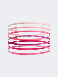 Under Armour Mini Elastic 6 Pack Girls Lifestyle Band Prime Pink/White