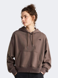 The North Face Essential Simple Dome Boxy Oversized Hooded Women Lifestyle Hoody Smokey Brown