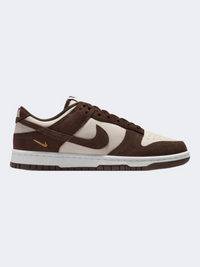 Nike Women Dunk Low Suede Lifestyle Shoes Light Orewood