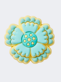 Crocs Multi Flower Unisex Lifestyle Pins Blue/Yellow