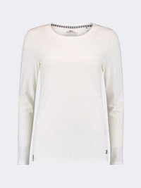 Oneill Essential Women Lifestyle Long Sleeve Powder White