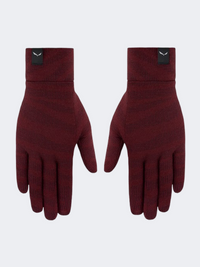 Salewa Cristallo Women Hiking Gloves Crevasse Syrah