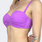 Bluepoint Solids Women Beach Bra Purple