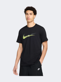 Nike Nsw Swoosh Logo Men Lifestyle T-Shirt Black