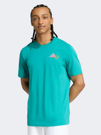 Adidas Padel Graphic Men Padel T-Shirt Pure Teal