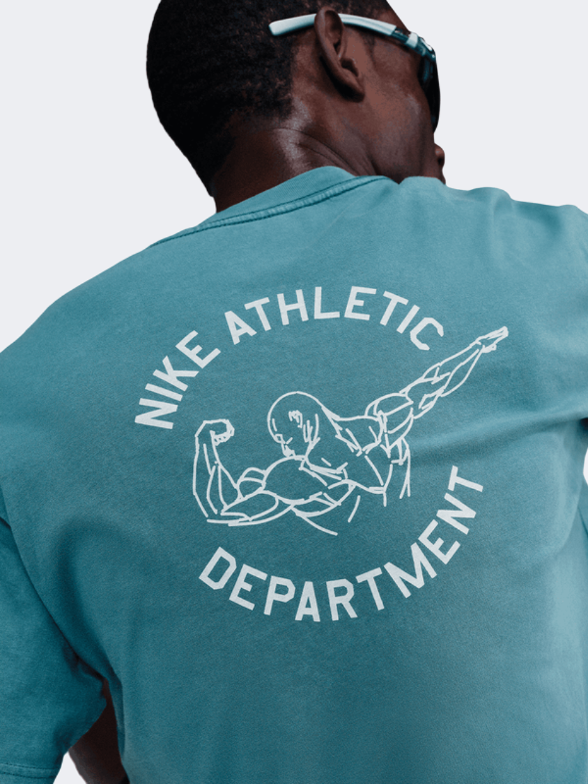 Nike Max90 Fitness Men Training T-Shirt Smokey Blue