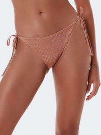 Blue Point Candy Glam Women Beach Slip Mustard Yellow