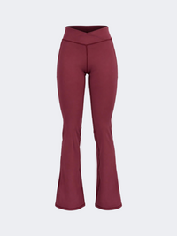 Oil & Gaz Flared Women Lifestyle Tight Burgundy