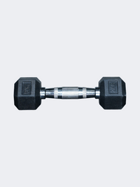 Irm-Fitness Factory Hex Rubber Dumbbell 2 Kg Fitness Weights Black