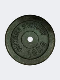Fitness Factory Painted Plate 10 Kg Weight Black
