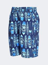 Zoggs Giant Surf 15 Inch Kids-Boys Beach Swim Short Blue/Multicolor