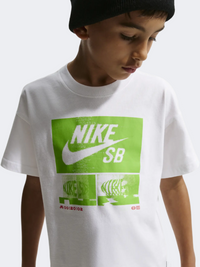 Nike Sb Max 90 Boys Lifestyle T-Shirt White