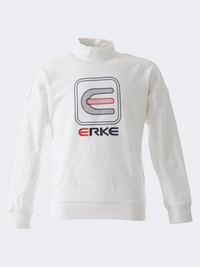 Erke Pullover Kids Lifestyle Sweatshirt White