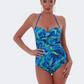 Bluepoint Women Beach Monokini Blue Lagoon/Royal