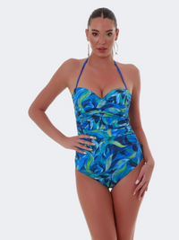 Bluepoint Women Beach Monokini Blue Lagoon/Royal