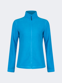 Oil&Gaz Soft Women Skiing Full Zip Fleece Blue