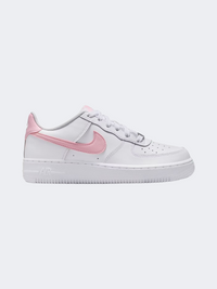 Nike Air Force 1 Gs-Girls Lifestyle Shoes White/Pink