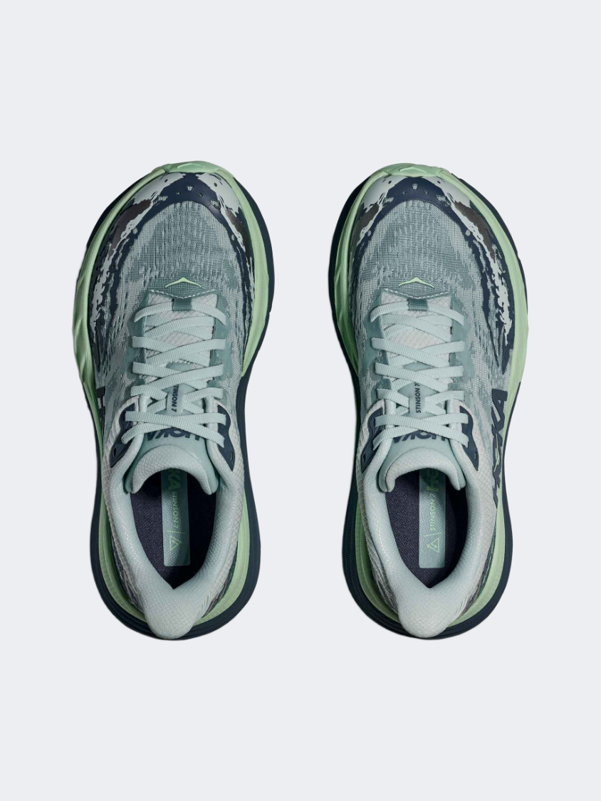 Hoka Stinson 7 Women Running Shoes Droplet/Thunder Cloud