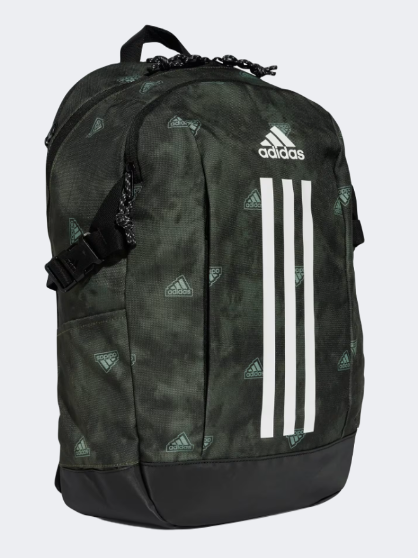 Adidas Power Aop Men Training Bag Olive Strata/White