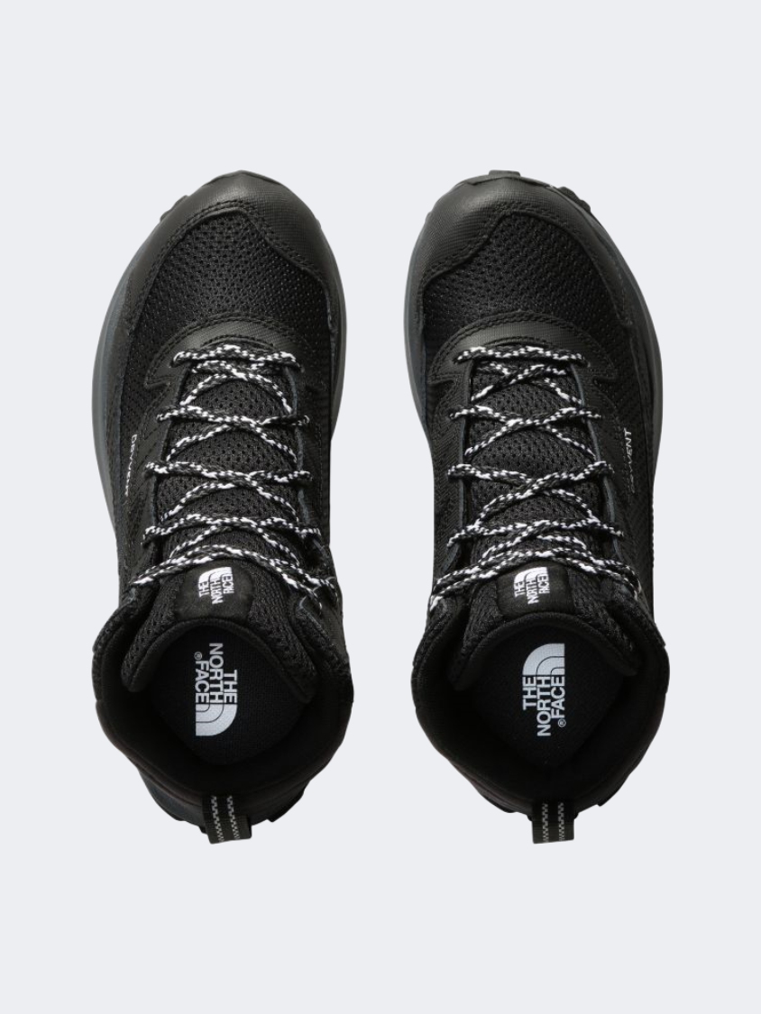 The North Face Fastpack Mid Waterproof Kids Hiking Shoes Black