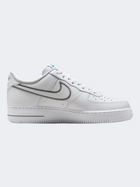 Nike Air Force 1 &#39;07 Men Lifestyle Shoes White/Grey/Blue