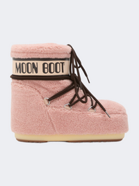 Moonboot Icon Low Fleece Unisex After Ski Boot Pink