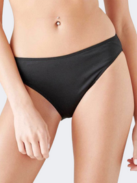 Blu4U Solids Women Beach Slip Black