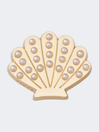 Crocs Seashell Unisex Lifestyle Pins Gold