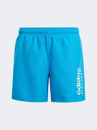 Adidas Essentials Logo Classic Little Boys Swim Short Blue