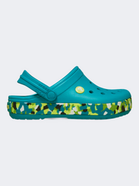 Crocs Crocband Glow Confetti Band Infant Lifestyle Clog Turbo Teal/Multi