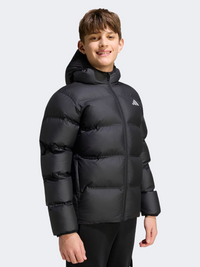 Adidas Synthetic Down Kids-Unisex Sportswear Jacket Black/Silver