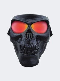 Global Vision Skull Mask Lifestyle Sunglasses Black/Red