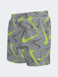 Nike 4 Inch Volley Short Boys Swim Short Wolf Grey