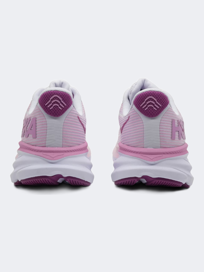 Hoka Clifton 9 Gs-Grils Running Shoes Straight Glow