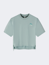 Erke Women Lifestyle T-Shirt Tea Green