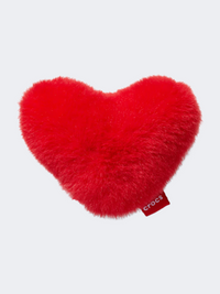 Crocs Fuzzy Heart Lifestyle Pins Red