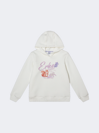 Erke Kids-Girls Lifestyle No Zip Printed White