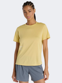New Balance Athletics Graphic Women Performanc T-Shirt Hay Heather