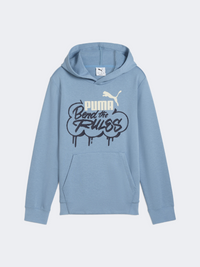 Puma Mid 90S Boys Lifestyle Hoody Blue