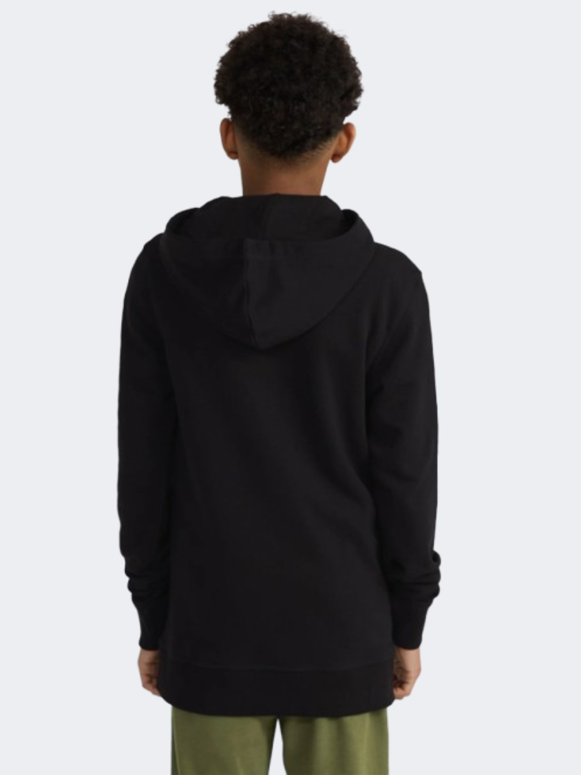 Oneill Logo Boys Lifestyle Hoody Black Out/White