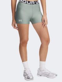 Under Armour Heatgear Shorty Women Training Short Silica Green/White