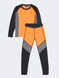 Color Kids Underwear Skiing Baselayer Orange Pop