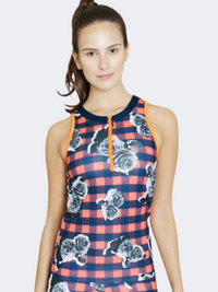 Adidas Check Women Training Tank Flared/White