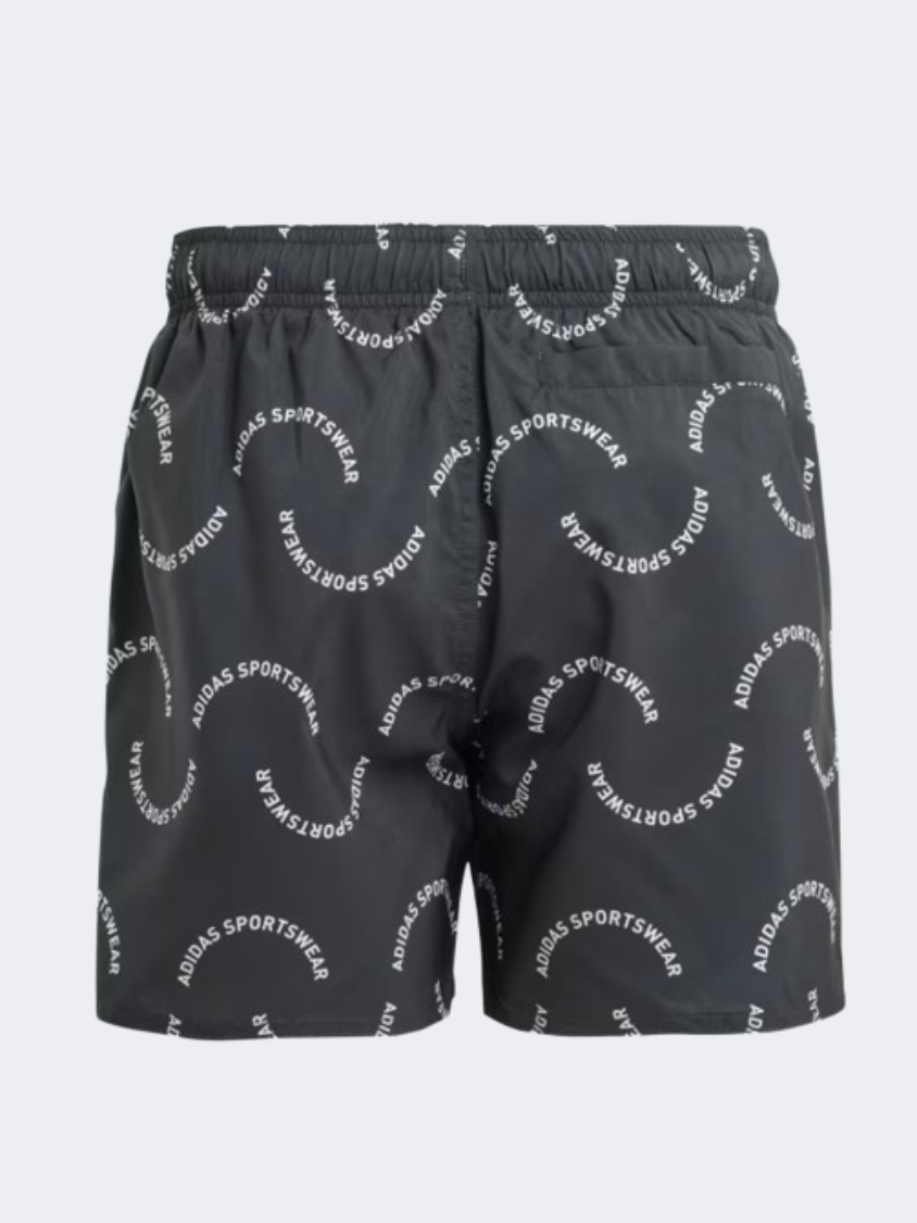 Adidas Wave Boys Swim Short Black/Off White