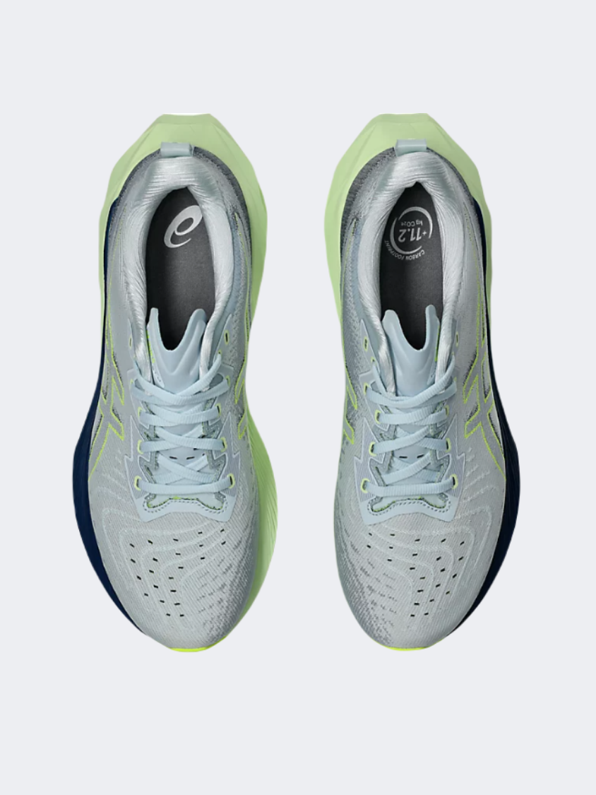 Asics Novablast 4 Men Running Shoes Grey/Blue