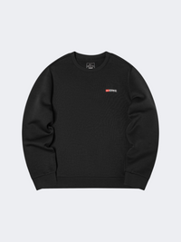 Erke Pullover Men Training Sweatshirt Black