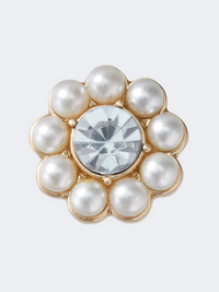 Crocs Tiny Light Flower Unisex Lifestyle Pins Gold/Silver