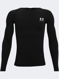 Under Armour Heatgear Armour Boys Training Long Sleeve Black/White