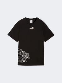 Puma Mid 90S Relaxed Graphic Boys Lifestyle T-Shirt Black